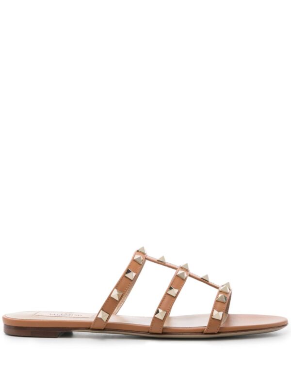 Valentino Garavani Rockstud Flat Slide Sandal