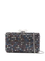 Self-Portrait Multi Crystal Chainmail Clutch