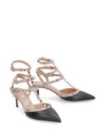 Valentino Garavani Patent Rockstud Caged Pump