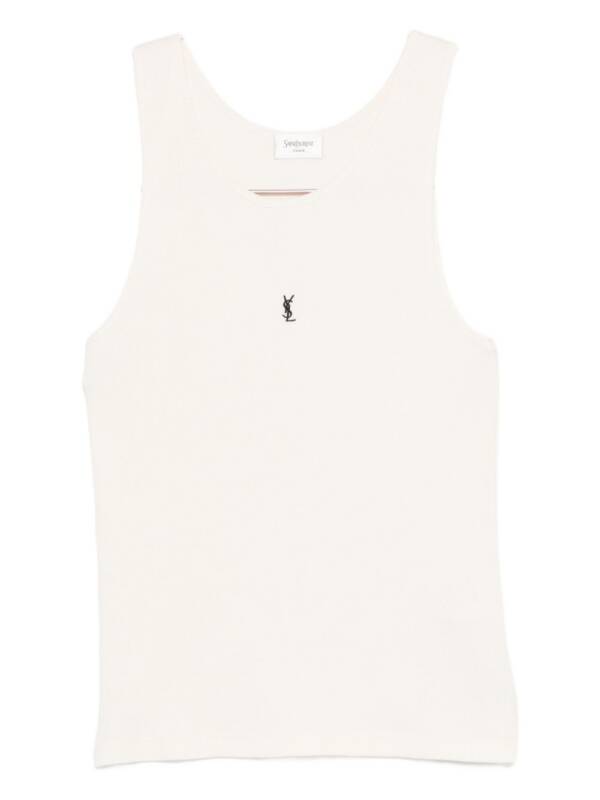 Saint Laurent Top White