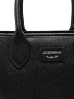 Emporio Armani Medium Shopper Bag With Palmellato Finish