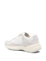Emporio Armani Rafia n suede Sneakers