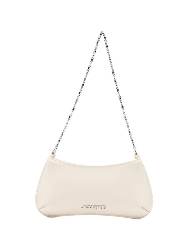Jacquemus Le Petit Bisou Chaine leather shoulder bag