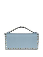 Valentino Garavani Rockstud Wallet With Chain In Grainy Calfskin