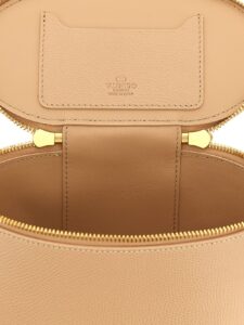 Valentino Garavani Vlogo Signature Mini Vanity Bag In Grainy Calfskin