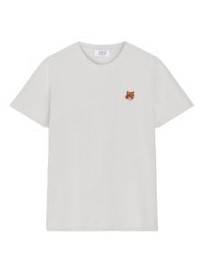 Maison Kitsuné Maison KitsunÃ© Fox Head embroidery Fox Head cotton t-shirt