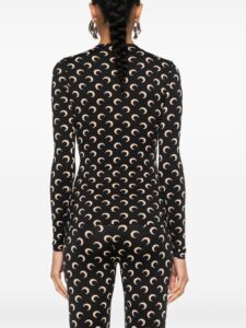 Marine Serre Moon crewneck top