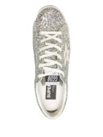 Golden Goose Super-Star Women's silver glitter