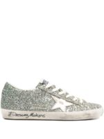 Golden Goose Super-Star Women's silver glitter