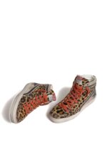 Golden Goose LTD slides in leopard-print pony skin leather star