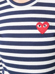 Comme Des Garcons Comme Des GarÃ§ons Striped cotton t-shirt