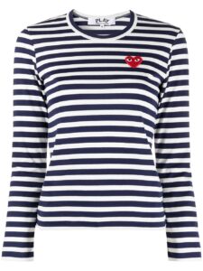 Comme Des Garcons Comme Des GarÃ§ons Striped cotton t-shirt