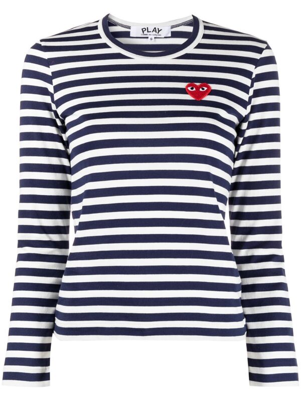 Comme Des Garcons Comme Des GarÃ§ons Striped cotton t-shirt
