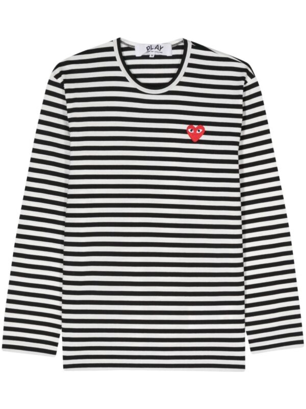 Comme Des Garcons Comme Des GarÃ§ons Striped cotton t-shirt