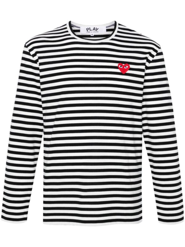 Comme Des Garcons Comme Des GarÃ§ons Striped cotton t-shirt