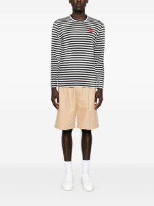 Comme Des Garcons Comme Des GarÃ§ons Striped cotton t-shirt