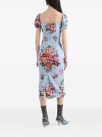 Dolce & Gabbana Flower print silk dress