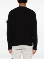 Stone Island Logo cotton crewneck sweater