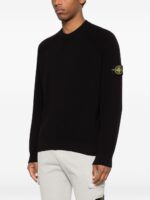 Stone Island Logo cotton crewneck sweater