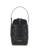 Emporio Armani Exclusive Leather And Mesh Bucket Bag