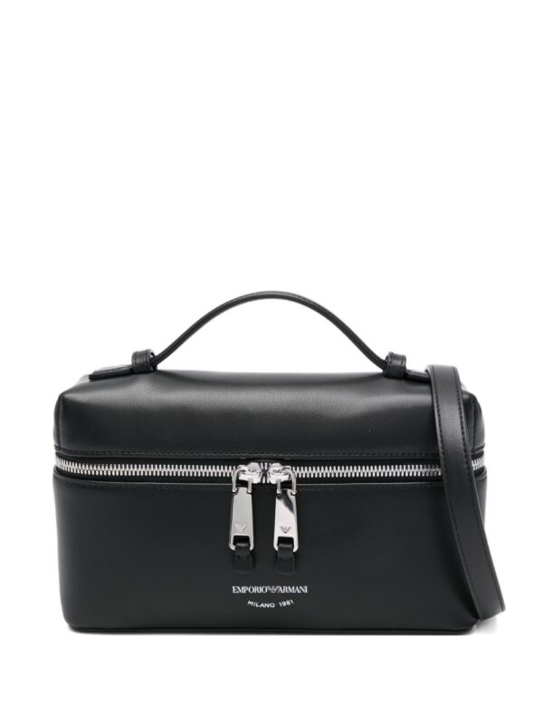 Emporio Armani Nappa Leather Shoulder Vanity Case