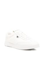Emporio Armani Nylon sneakers with leather details