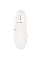 Emporio Armani Nylon sneakers with leather details