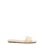 EMPORIO ARMANI EXCLUSIVE Woven raffia sandals