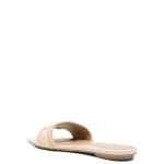 EMPORIO ARMANI EXCLUSIVE Woven raffia sandals