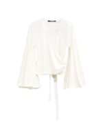 Jacquemus V-neck long sleeves La Cache Coeur Ventadou top