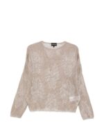 Emporio Armani Embroidered crewneck sweater