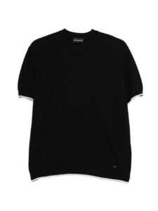 Emporio Armani Cotton knitted t-shirt