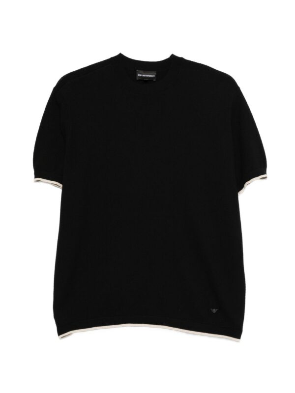 Emporio Armani Cotton knitted t-shirt