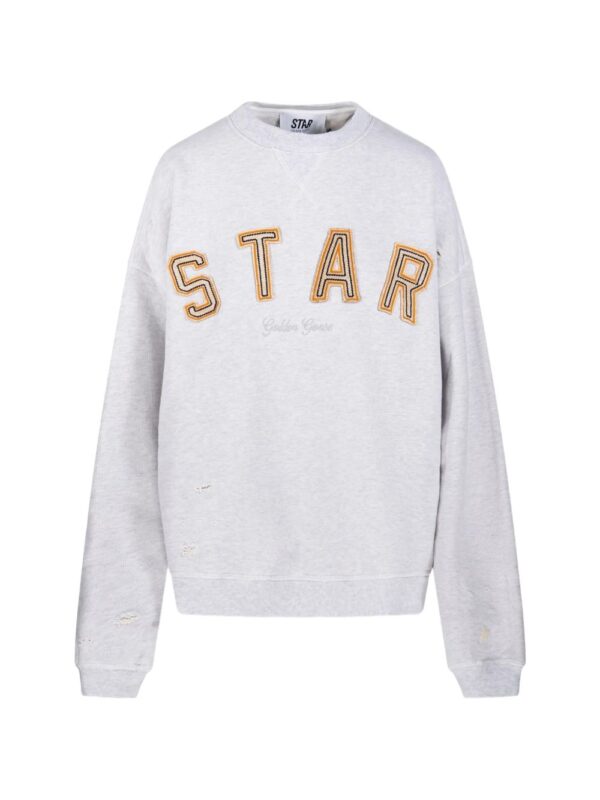 Golden Goose Logo cotton sweatshirt