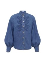 Zimmermann Denim applique shirt
