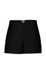 Valentino VLogo Signature wool and silk shorts