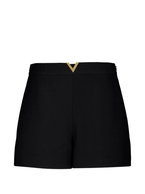 Valentino VLogo Signature wool and silk shorts