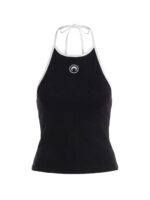 Marine Serre Moon cotton tank top