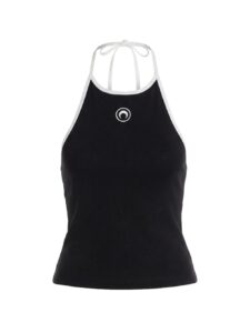 Marine Serre Moon cotton tank top