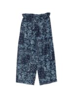 Emporio Armani Printed cotton trousers