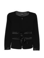 Emporio Armani Collarless Zip-Front Jacket