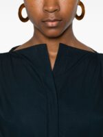 Jacquemus V-neck button fastening La Robe Moisson midi dress