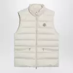 Moncler Lechtal padded gilet with zip in beige