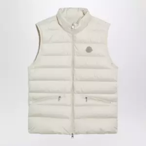 Moncler Lechtal padded gilet with zip in beige