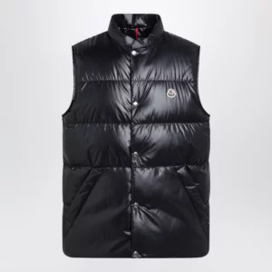Moncler Navy blue down-filled Restigo vest