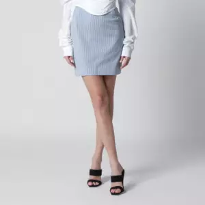Vivienne Westwood Light blue striped mini skirt