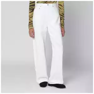 Citizens of Humanity White Pashmina Ayla baggy jeans