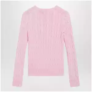 Polo Ralph Lauren Pink cable-knit cotton sweater