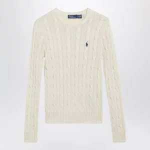 Polo Ralph Lauren Cream cable-knit cotton sweater