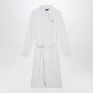 Polo Ralph Lauren White cotton shirt dress